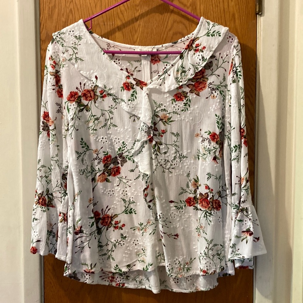 Skies are Blue Boho top
